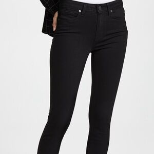 PAIGE Women's Black Skinny Jeans